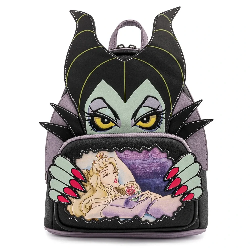 Loungefly Disney Villains Scene Maleficent Sleeping Beauty Mini Backpack NWT
